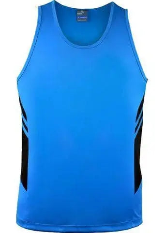 Aussie Pacific Men's Tasman Singlet 1111 Casual Wear Aussie Pacific Cyan/Black S